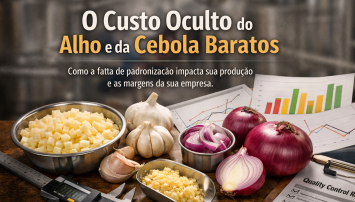 Eficiência e custo do alho e da cebola baratos na indústria de alimentos